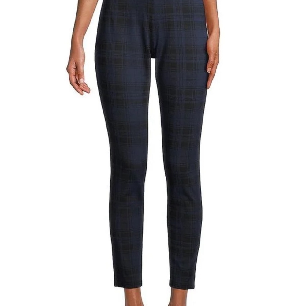 Rewind Plaid Navy Women's Pants
